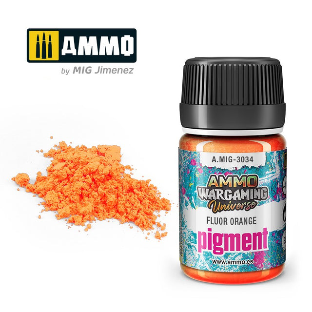 Wargaming Universe - Pigment Fluor Orange - 35ml | Ammo by Mig Jimenez | MIG3034 