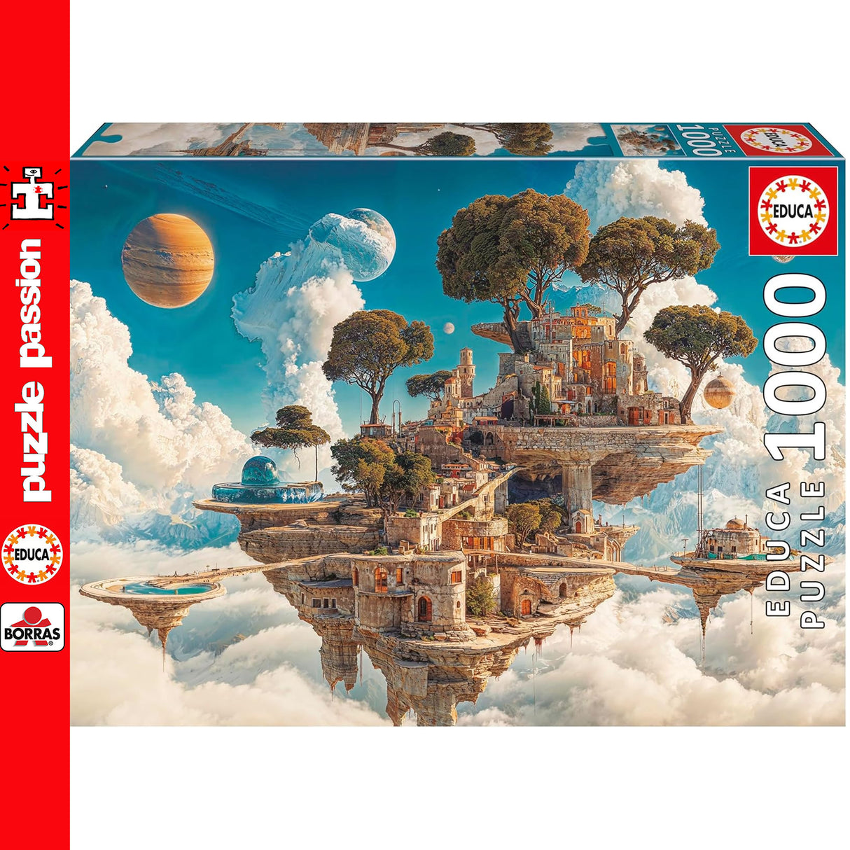 Educa KINGDOM OF CLOUDS 1000pc Super Deluxe Jigsaw Puzzle fantasy art 22031
