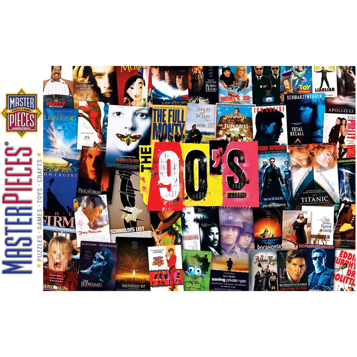 Blockbuster Movies 90's 1000pc Jigsaw Puzzle | Masterpieces  | 72204