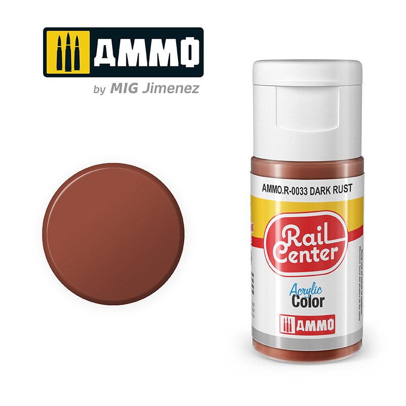 Rail Center - Dark Rust - 15ml | Ammo by Mig Jimenez | MIGR0033