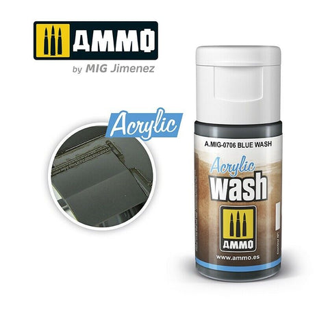 Ammo ACRYLIC WASH RANGE 15ml jar/bottles Full Colour Range By Mig Jimenez