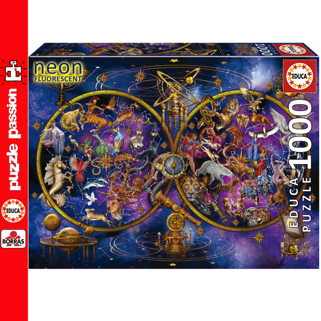Constellations Neon 1000 Piece Jigsaw Puzzle | Educa | 19561