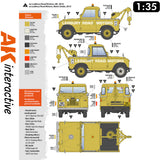 Land Rover 88 - Series IIA Crane - Tow Truck - Model Kit | AK interactive | AK35014