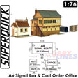 SIGNAL BOX A6 1:72 Scale OO HO Gauge Railways Building Series A A06 SuperQuick