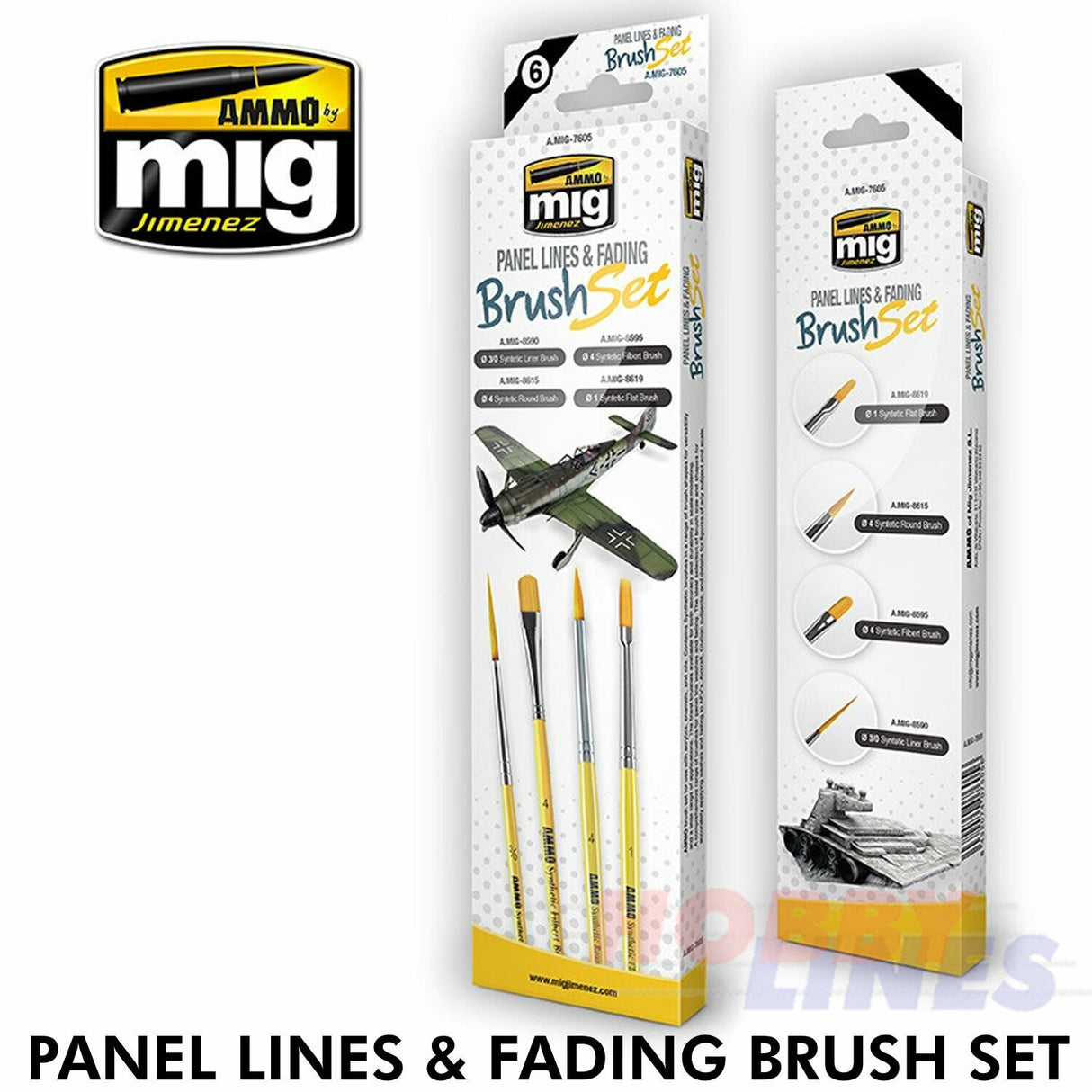 Ammo By Mig Jimenez Brush Sets (Choose Your Brush Set)