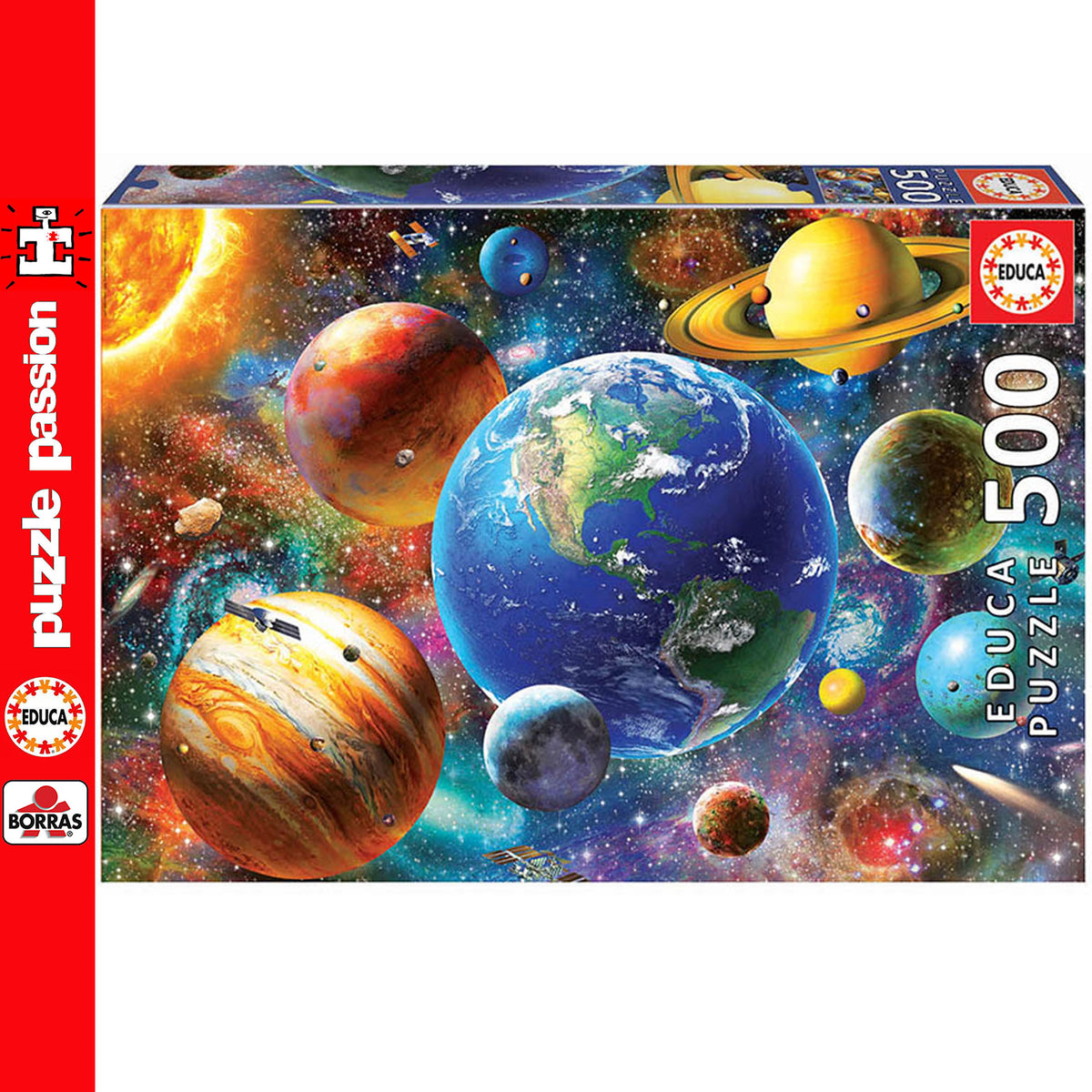 Solar System 500 Piece Jigsaw Puzzle | Educa | 18449