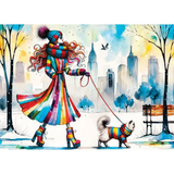 Fashionista and Feline - 1000pc Puzzle | Masterpieces | 72522