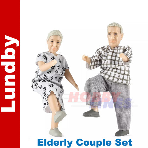 Lundby Doll set Elderly couple Jamie 60-8087-00