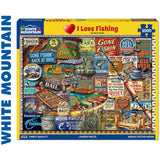 I Love Fishing - 1000pc Puzzle | White Mountain | 2169pz
