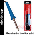 30W Soldering Iron Fine Point | Blackspur | 77503