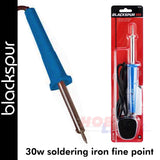 30W Soldering Iron Fine Point | Blackspur | 77503
