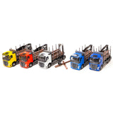 Timber Truck with Crane - Toy Truck - 1:25  | EMEK | 75-7004-50