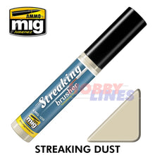 Load image into Gallery viewer, STREAKING BRUSHER Range Enamel Oilbrusher 10ml Brush in cap Ammo By Mig Jimenez
