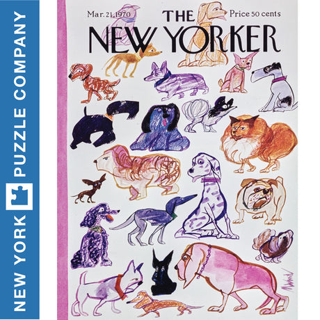 Doggies 750pc Jigsaw | New York Puzzle Company | NPZNY2554