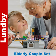 Load image into Gallery viewer, Lundby Doll set Elderly couple Jamie 60-8087-00
