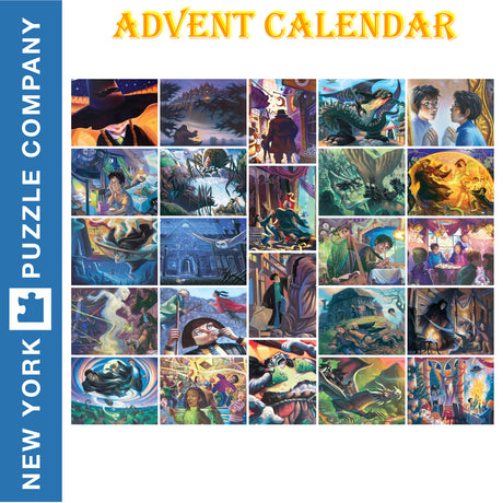 Harry Potter ADVENT CALENDAR New York Puzzle Company 24 mini puzzles Jigsaw NPZHP2270
