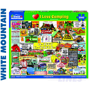 I Love Camping 1000 Pieces 1638