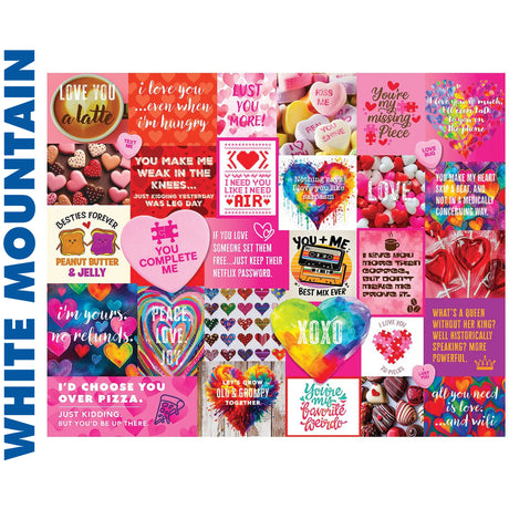 Love Notes - 1000pc Puzzle | White Mountain |  2168pz