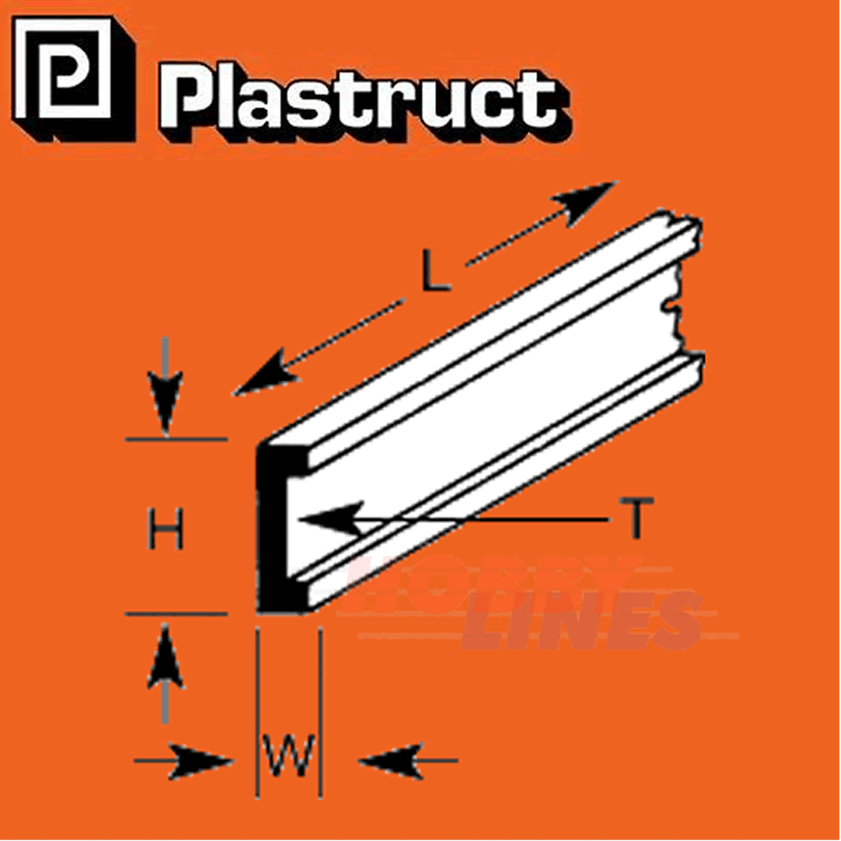 CHANNELS 1.6mm-7.9mm bar styrene ABS plastic polystyrene CFS PLASTRUCT