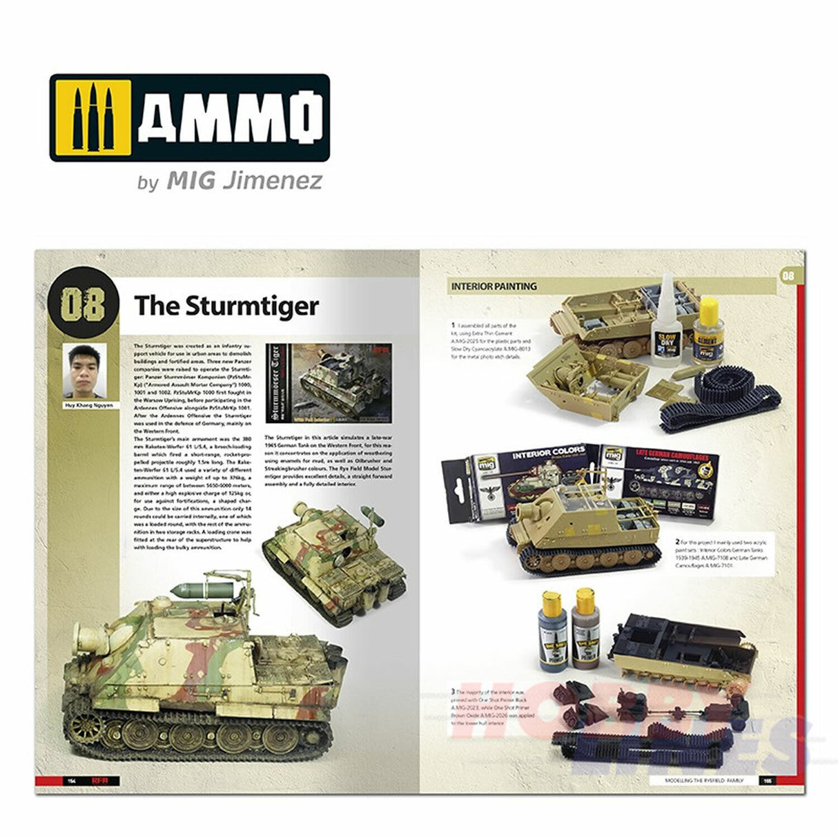TIGERS - Modelling the Ryefield Family  WWII English Book Ammo by Mig MIG6273