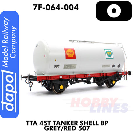 TTA 45T Tanker Shell BP Grey/Red 507  | Dapol | 7F-064-004