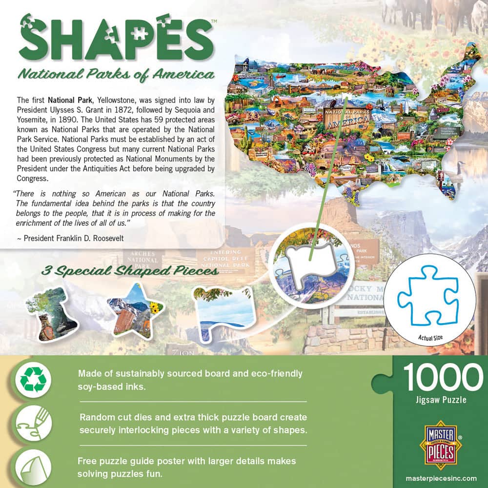 National Parks USA - 1000pc Puzzle | Masterpieces | 72356.01