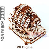 V8 Engine - 3D Puzzle | Wooden City | WR316