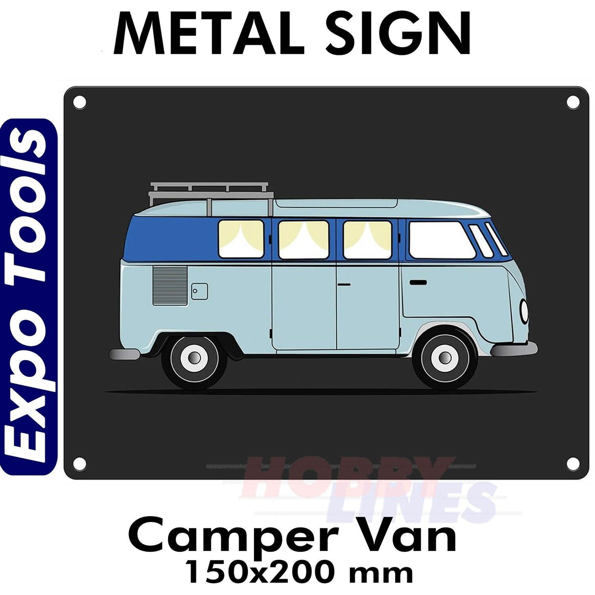 Camper Van Metal Sign | Coach House Partners | CHP0157