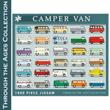 VW Camper Van Through the Ages - 1000pc Puzzle | Coach House Partners | CHP0122