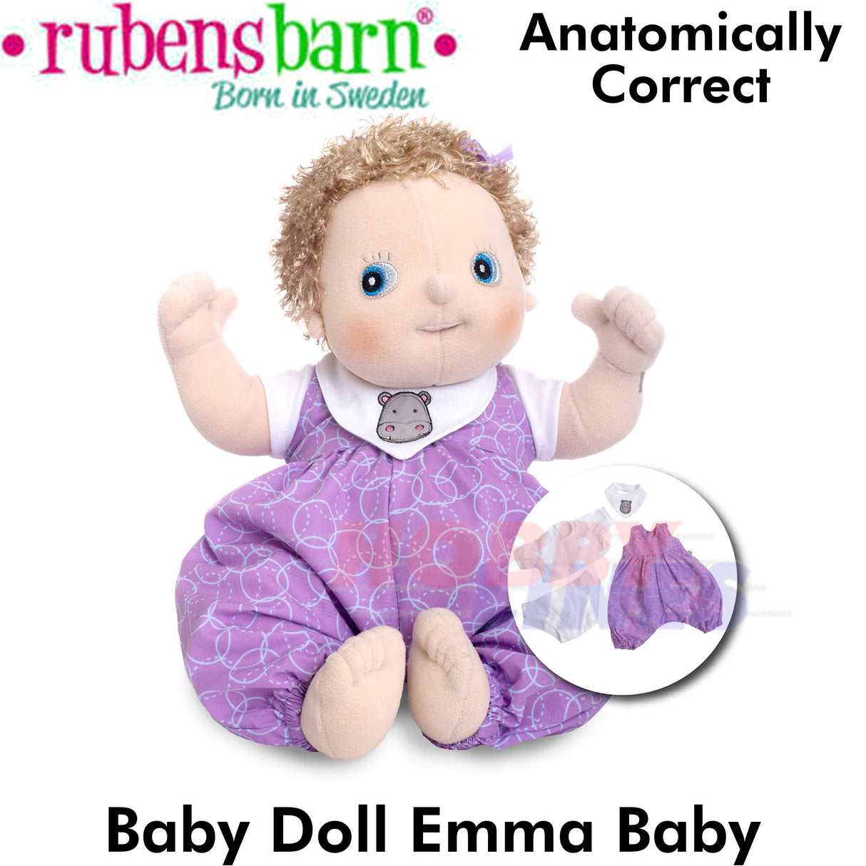 Emma - Baby | Rubens Barn Doll | 30-1292-00
