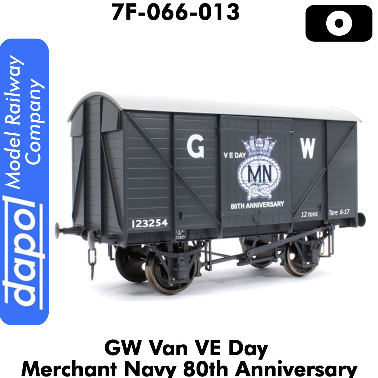 GW VAN VE Day MERCHANT NAVY Freight Wagon 80th Anniversay 7F-066-013
