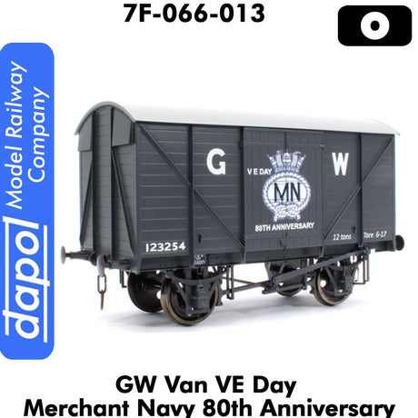 GW VAN VE Day MERCHANT NAVY Freight Wagon 80th Anniversay 7F-066-013