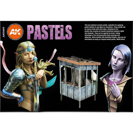 Pastels Colours - 3G Acrylic Paint x 6 | AK interactive | AK11607
