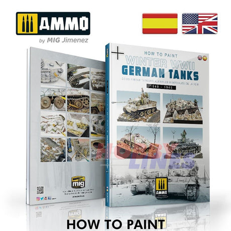 How to Paint WINTER WWII GERMAN TANKS Modelling Book English Ammo Mig MIG6039