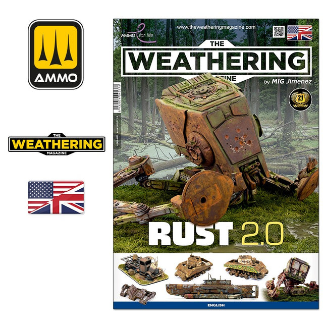 The Weathering Magazine - Issue 38 Rust 2.0 (English) | Ammo by Mig Jimenez | MIG4537