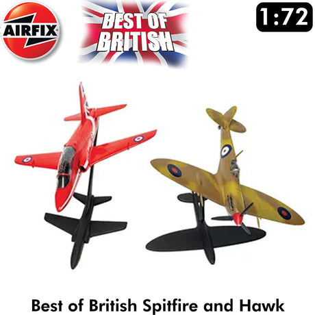 Best of British Supermarine Spitfire and Hawk | Airfix |  A50187