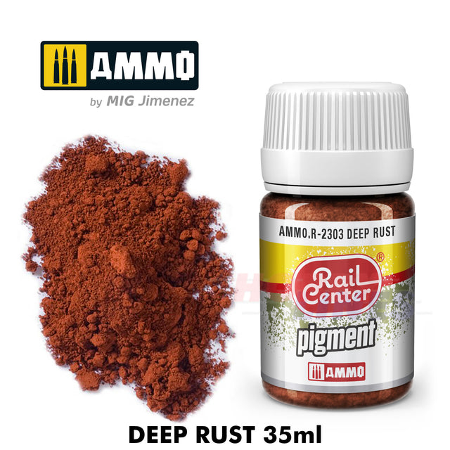 DEEP RUST Rail Centre pigment 35 mL Ammo by Mig Jimenez MIGR2303