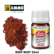 Load image into Gallery viewer, DEEP RUST Rail Centre pigment 35 mL Ammo by Mig Jimenez MIGR2303
