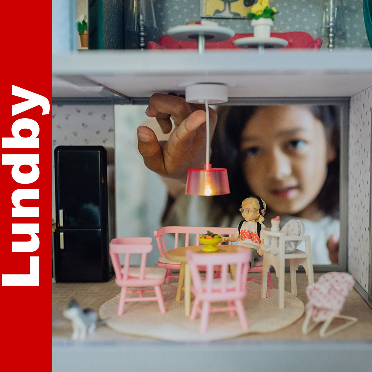 Floor and Ceiling Lamp - Doll house furniture | Lundby | 60-6059-00