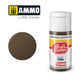 Rail Center - Sleeper Brown - 15ml | Ammo by Mig Jimenez | MIGR0006