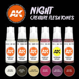 Night Creature Flesh Tones - 3G Acrylic Paint x 6 | AK interactive | AK11602