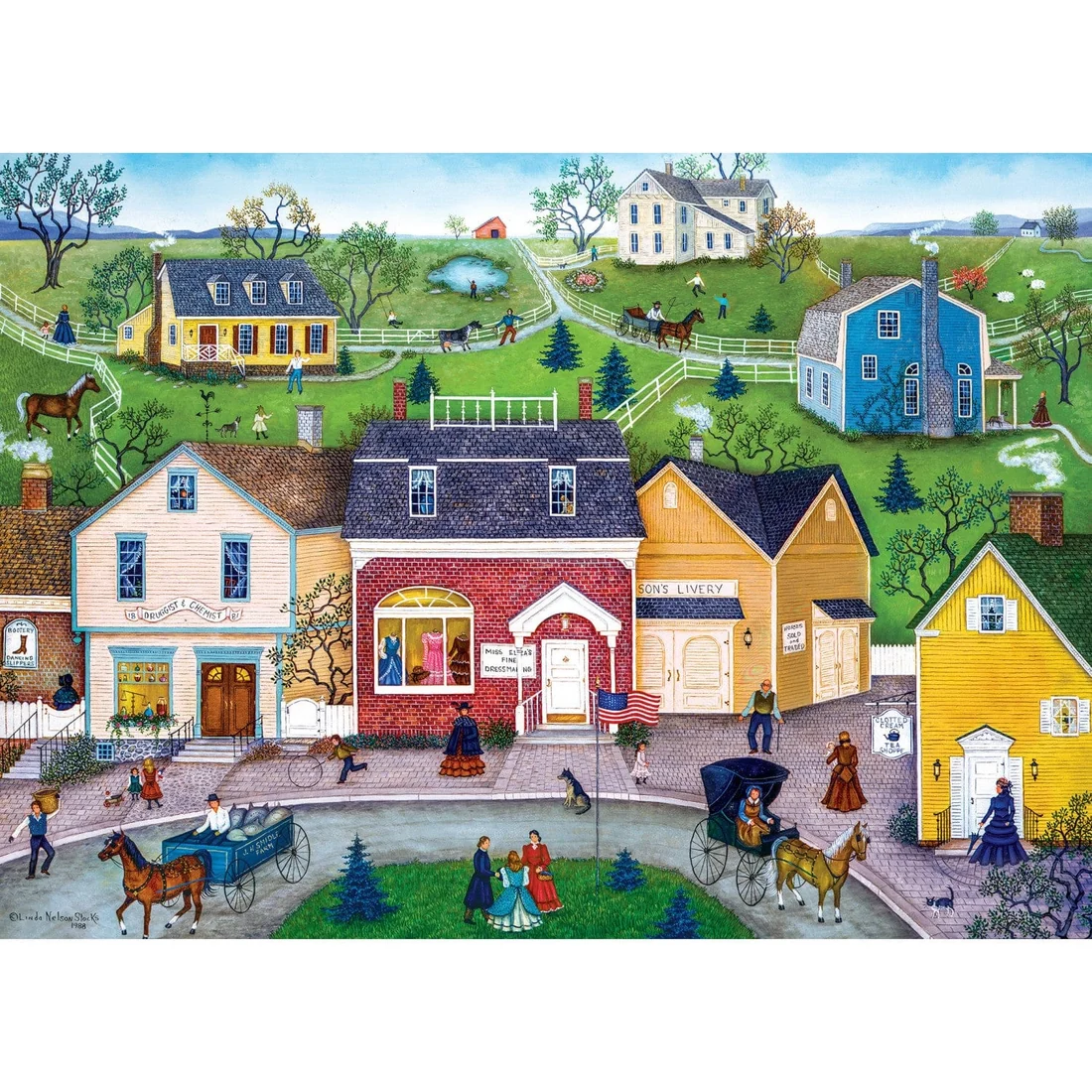 The Dress Shop - 1000pc Puzzle | Masterpieces | MSP-71934