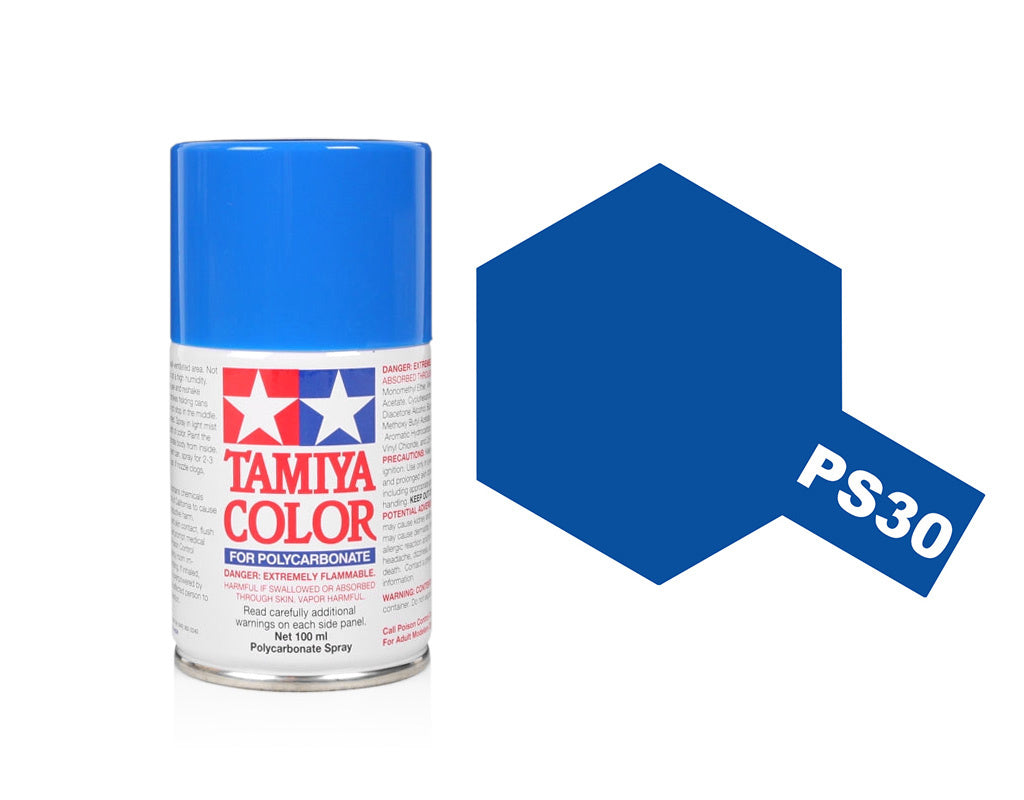Tamiya Ps-30 Brilliant Blue Spray Paint