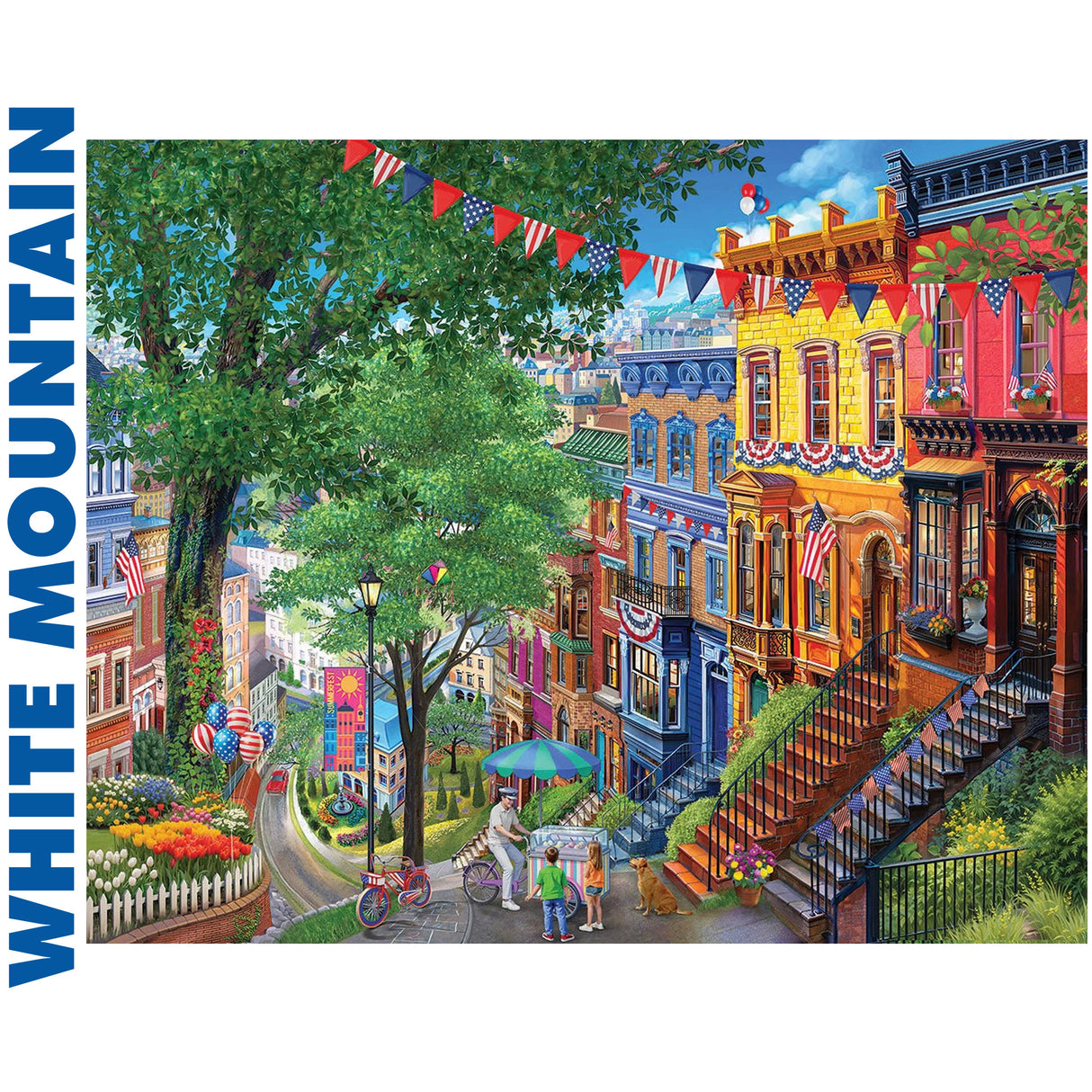 Summer In The City - 1000pc Jigsaw Puzzle | White Mountain | 2037pz