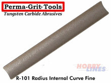 Load image into Gallery viewer, Perma-Grit R101 CONCAVE TOOL INTERNAL FINE GRIT File Tungsten Carbide Permagrit
