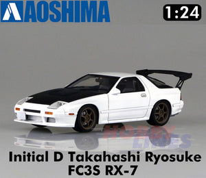 MAZDA RX-7 FD3S RYOSUKE TAKAHASHI "Initial D" HAKONE BATTLE 1:24 Aoshima 01156