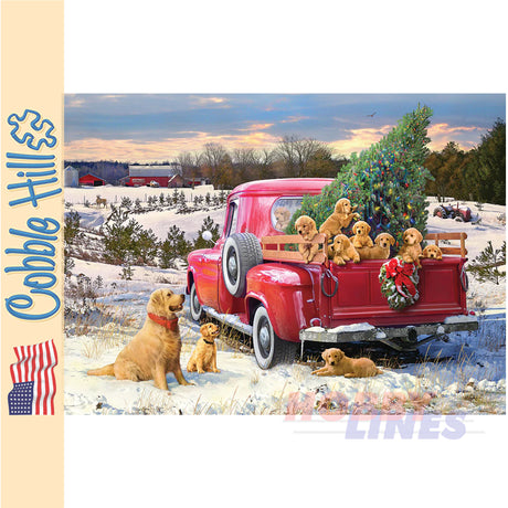 Family Outing COBBLE HILL Greg Giordano 100pc jigsaw puzzle 40029