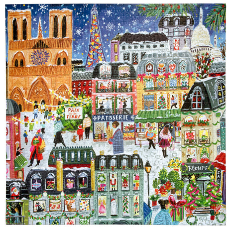 Paris Christmas 1000 pc Puzzle | eeBoo |PZT781