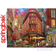 Load image into Gallery viewer, NYC STREET 1000 pc New York City SPRINGBOK Jigsaw Puzzle Random Cut Super Deluxe
