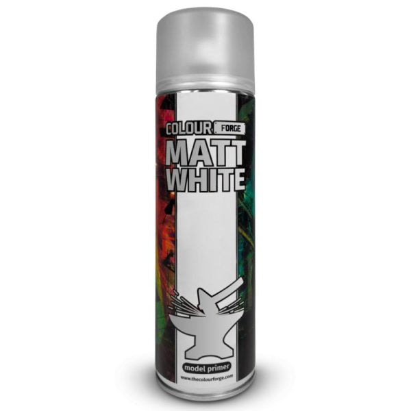 Matt White - 500ml Spray Paint | Colour Forge | TCFSPR002